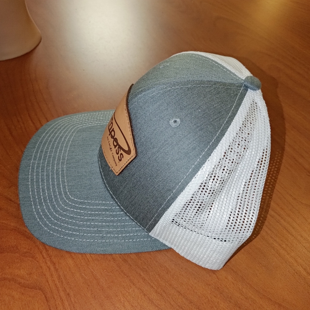 Encompass Stitched Leather Patch Trucker Mesh Sna… - image 4